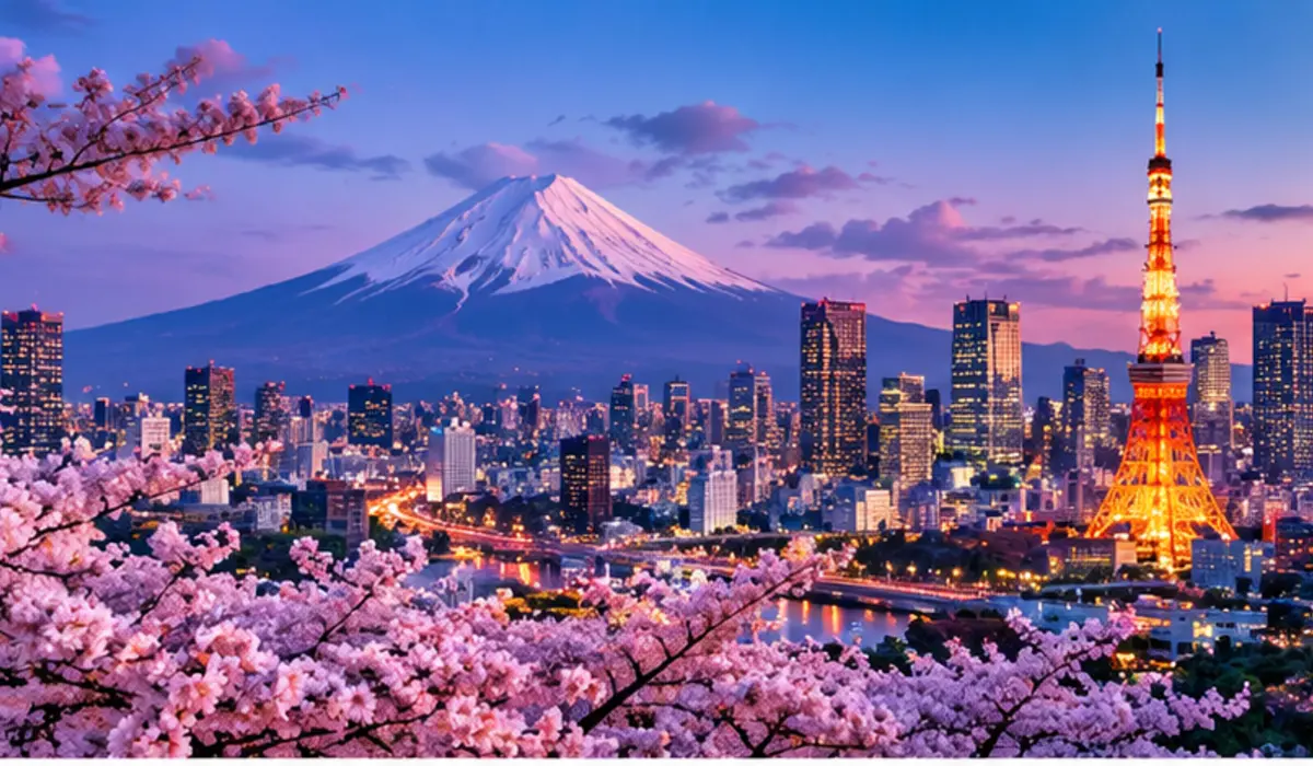 Japan travel destination scenery
