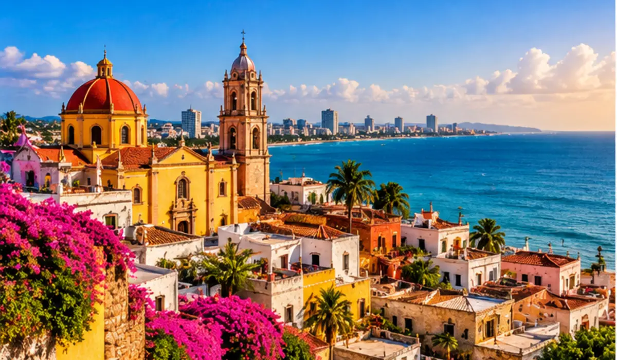Mexico travel coast and destination scenery